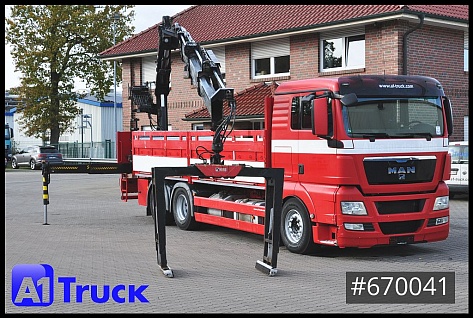 Lastkraftwagen > 7.5 - Pritsche - MAN TGX 26.400, Hiab XS 211, Lenk-Liftachse, - Pritsche - 1