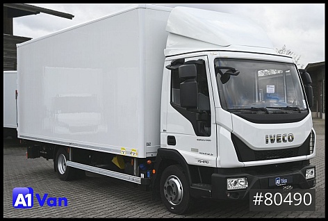Lastkraftwagen < 7.5 - Koffer - Iveco EuroCargo 75E21/P Koffer, LBW, Klima, Luftfederung - Koffer - 1
